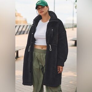 Varley Jones Anthropologie Sherpa Teddy Coat 3x